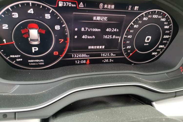 Used Audi Q5L 2020 40 TFSI Prestige Fashion Edition Odometer Close Up