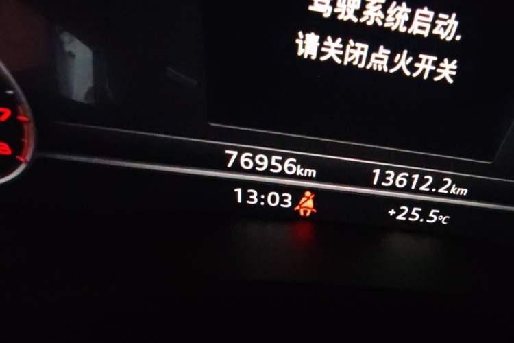 Used Audi Q5L 2020 Updated 40 TFSI Prestige Fashion Edition Odometer Close Up
