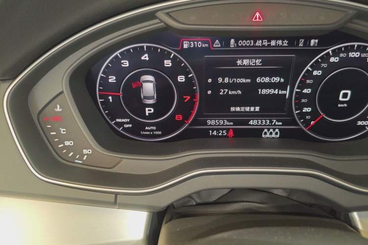 Used Audi Q5L 2020 Updated 40 TFSI Prestige Fashion Edition Odometer Close Up