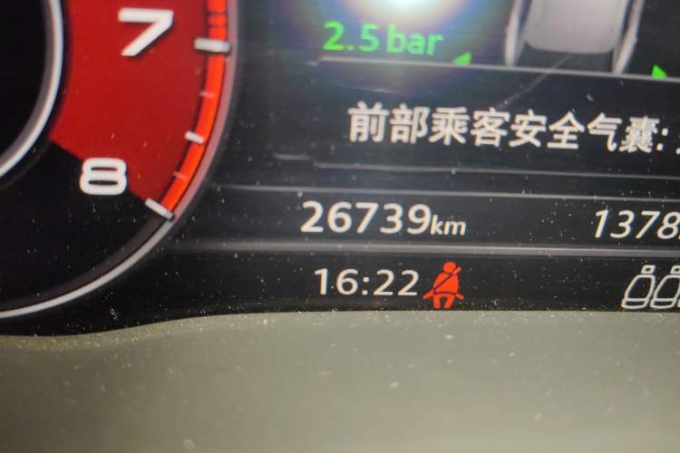 Used Audi Q5L 2020 Updated 40 TFSI Prestige Fashion Edition Odometer Close Up
