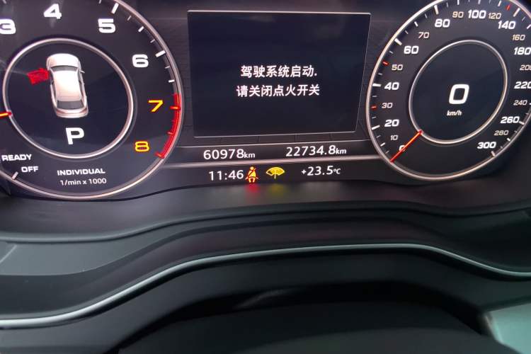 Used Audi Q5L 2020 Updated 40 TFSI Prestige Fashion Edition Odometer Close Up