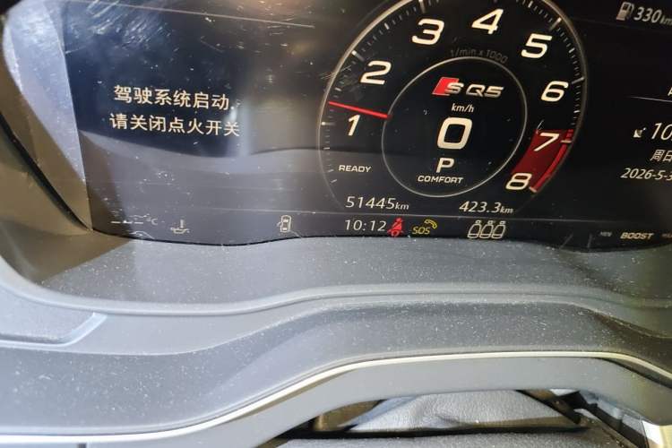 Used Audi Q5L 2020 Updated 40 TFSI Prestige Fashion Edition Odometer Close Up