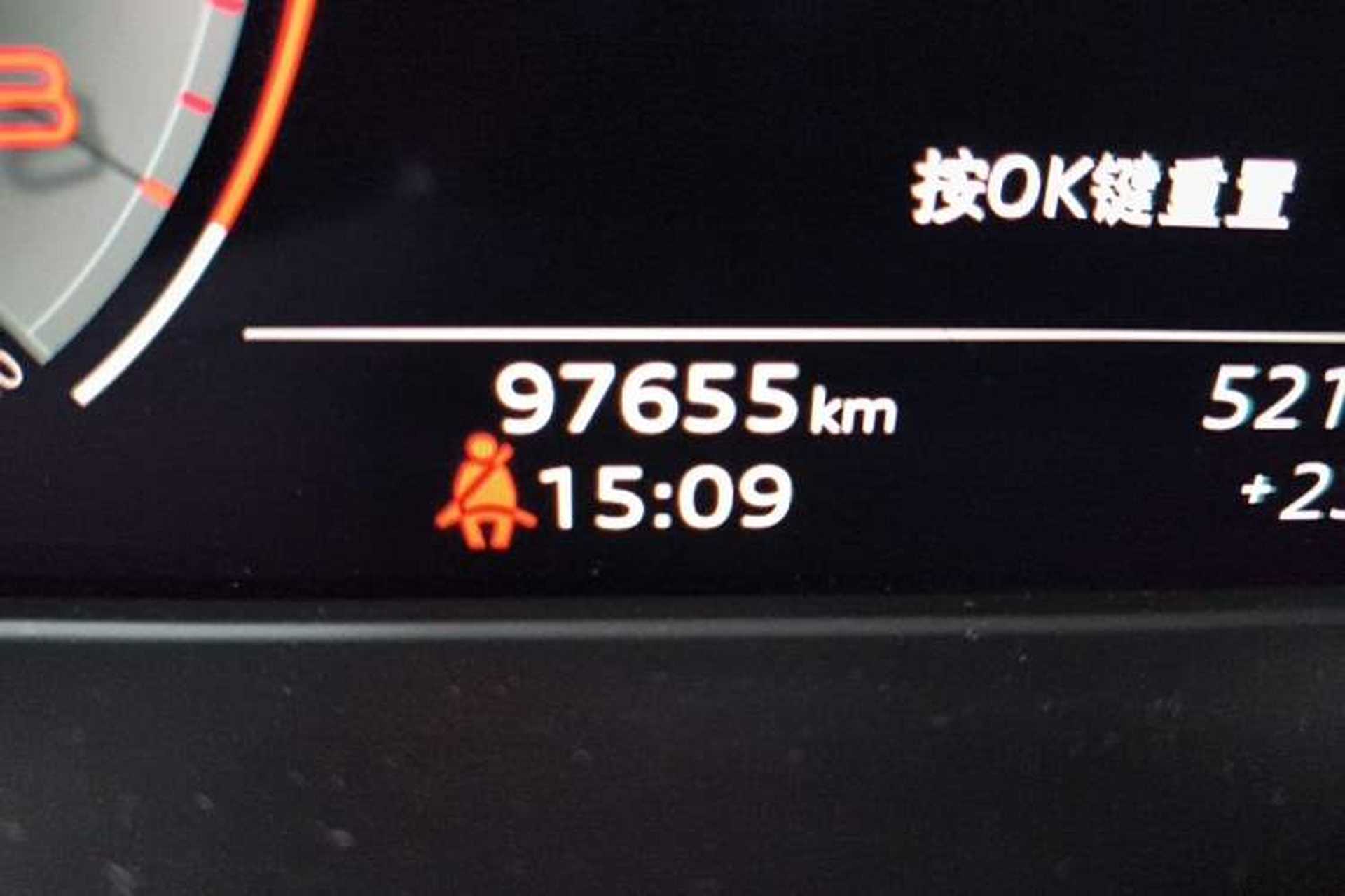 Used Audi Q5L 2021 40 TFSI Fashion Dynamic Model Odometer Close Up