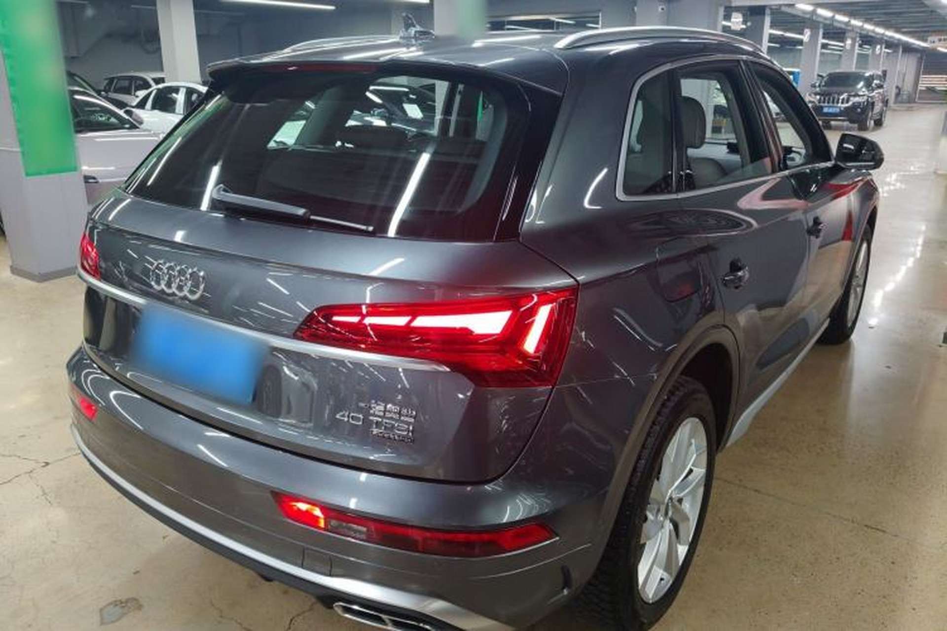Used Audi Q5L 2021 40 TFSI Fashion Dynamic Model Rear Right 45 Deg