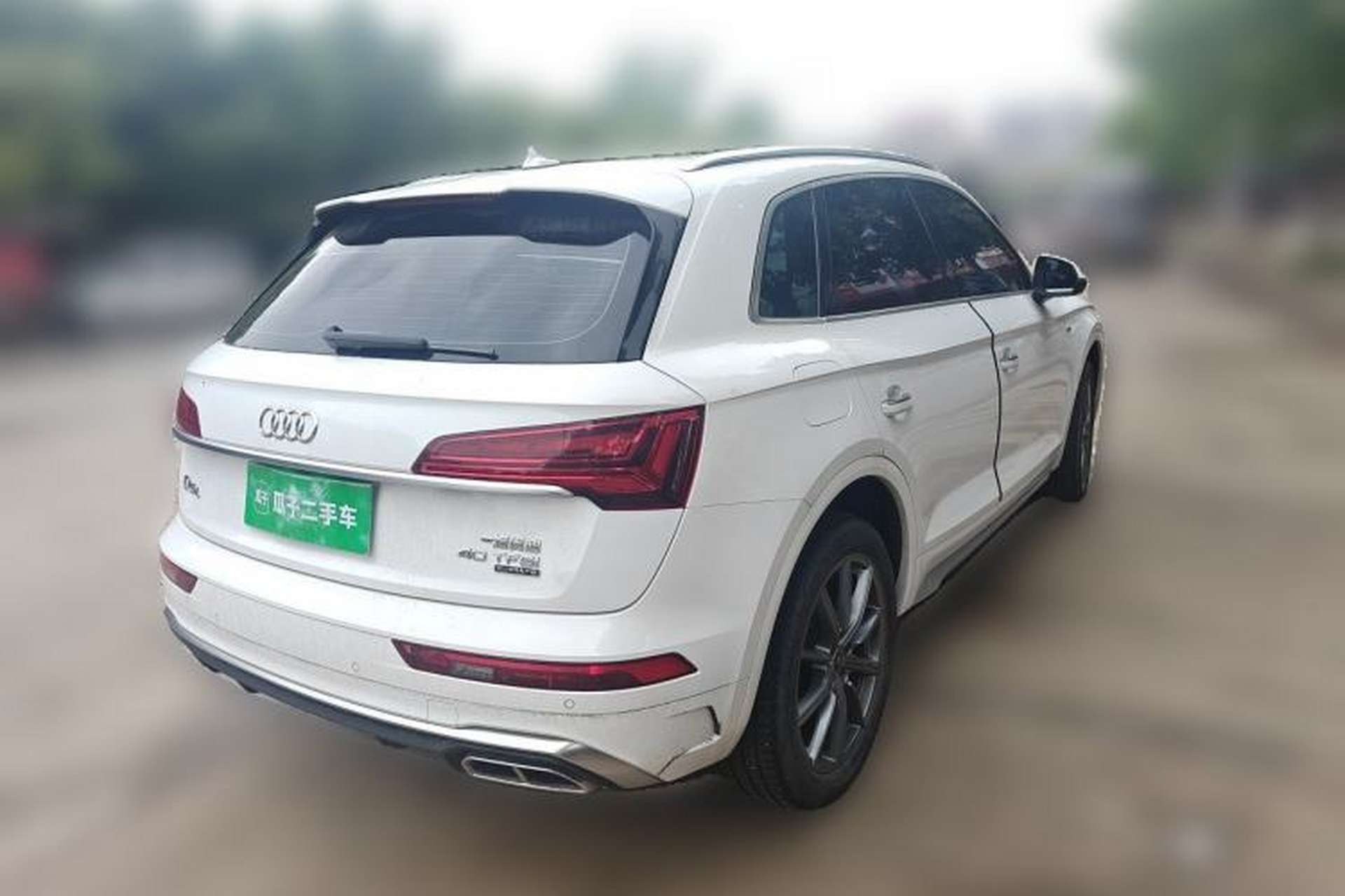 Used Audi Q5L 2021 40 TFSI Fashion Dynamic Model Rear Right 45 Deg