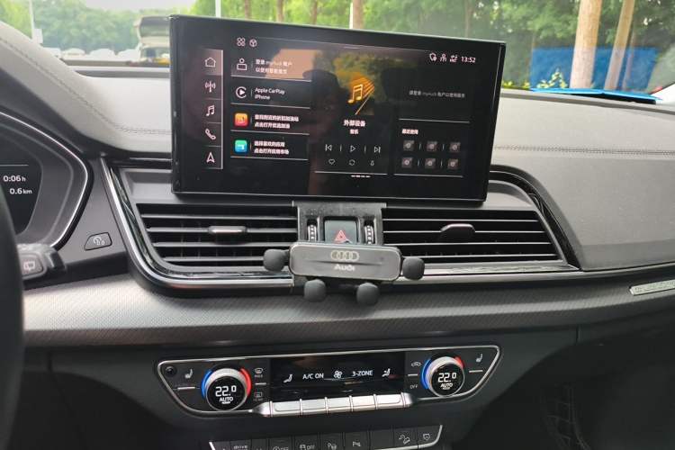 Used Audi Q5L 2022 Updated 40T Luxury Dynamic Edition Audio And AC Panel