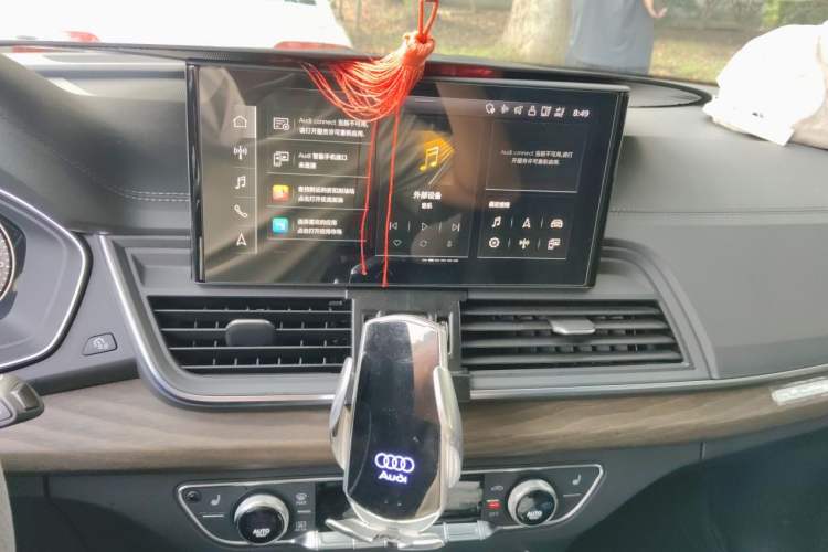 Used Audi Q5L 2022 40T Luxury Elegant Model Audio And AC Panel