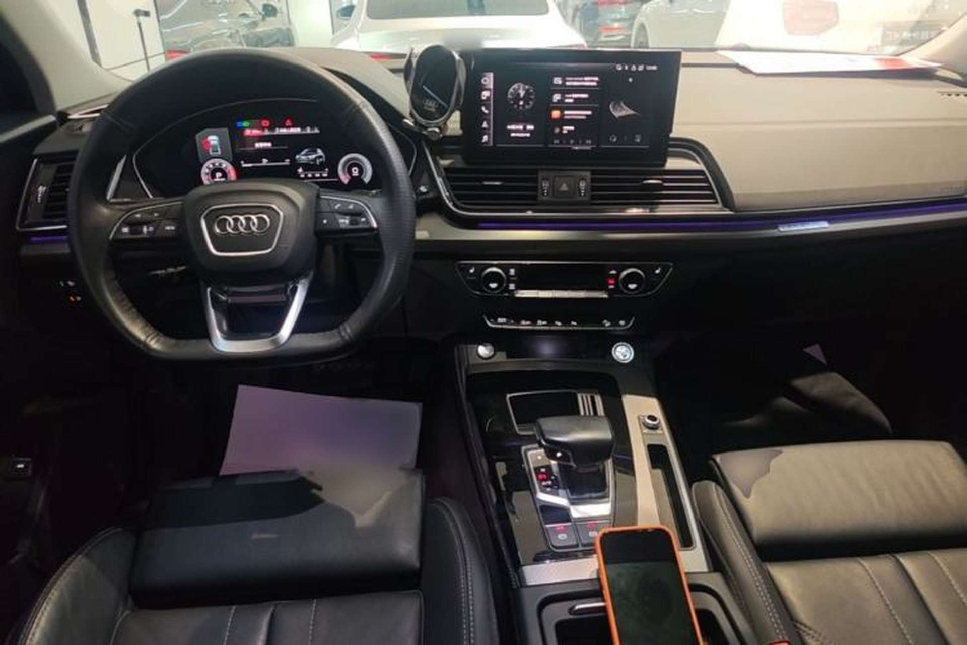 Used Audi Q5L 2022 Updated 40T Luxury Dynamic Edition Center Console