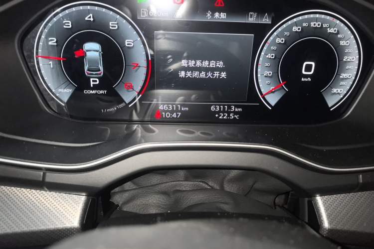 Used Audi Q5L 2022 Updated 45T Luxury Dynamic Version Odometer Close Up