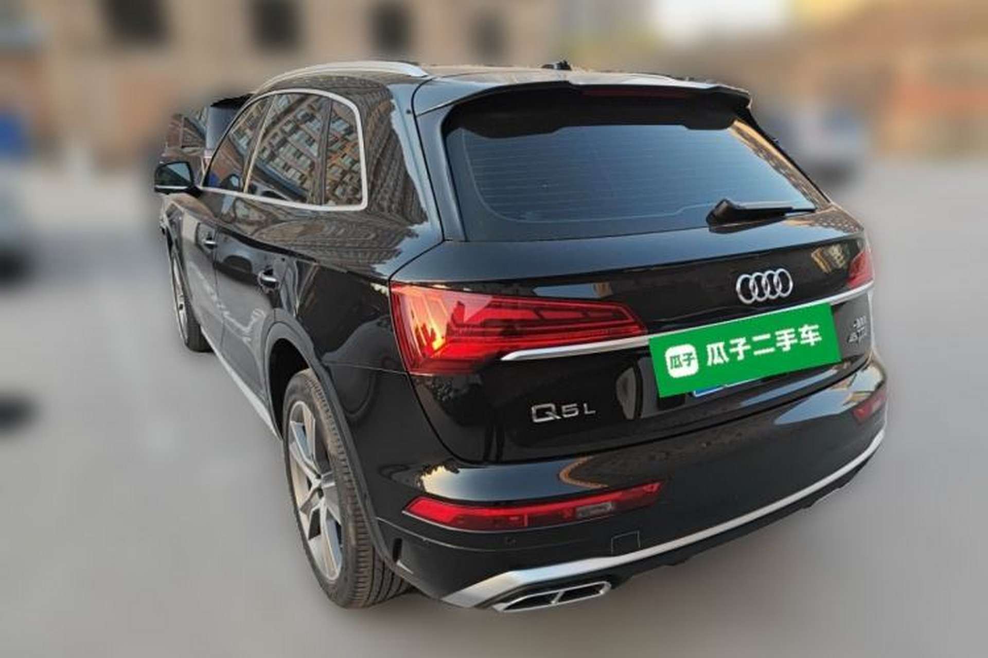 Used Audi Q5L 2022 45T Luxury Dynamic Model Rear Left 45 Deg
