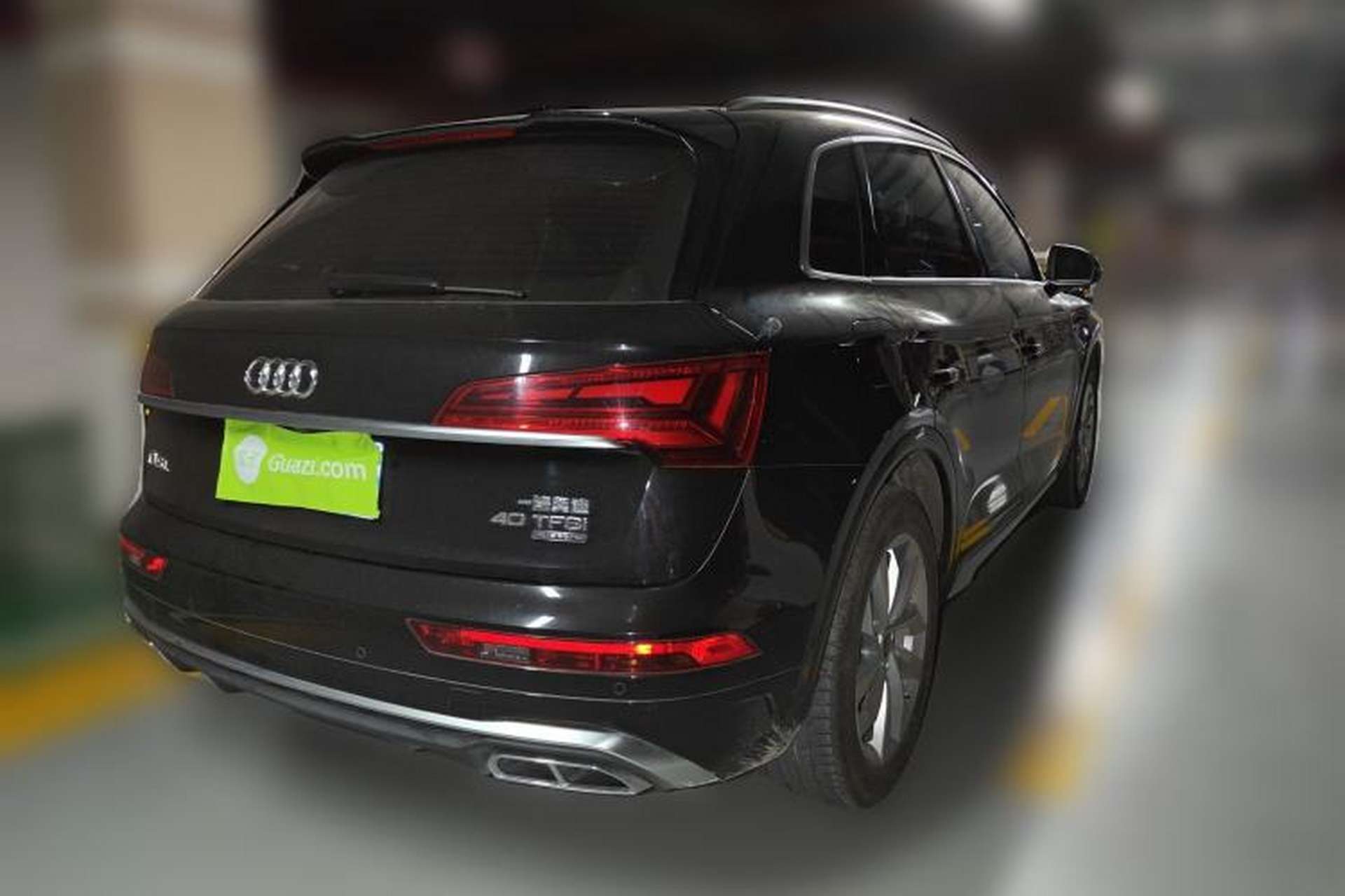 Used Audi Q5L 2022 40T Luxury Dynamic Model Rear Right 45 Deg