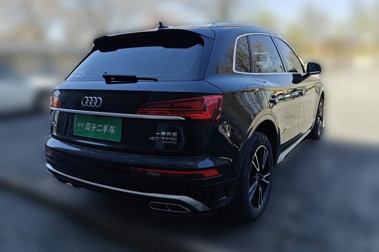 Used Audi Q5L 2022 40T Fashionable and Dynamic Model Rear Right 45 Deg