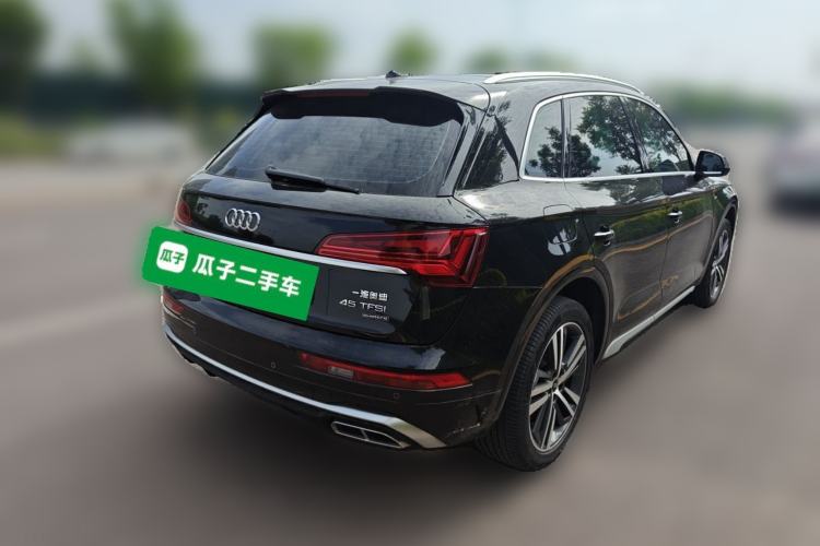 Used Audi Q5L 2022 40T Fashionable and Dynamic Model Rear Right 45 Deg