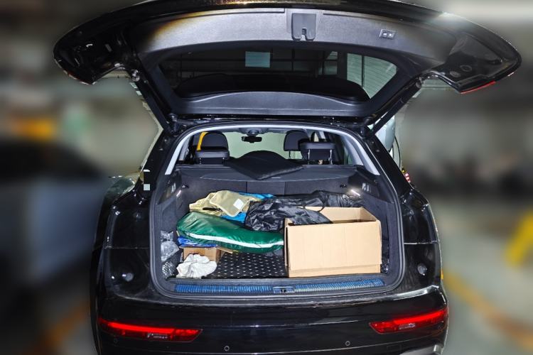 Used Audi Q5L 2022 40T Luxury Dynamic Model Trunk