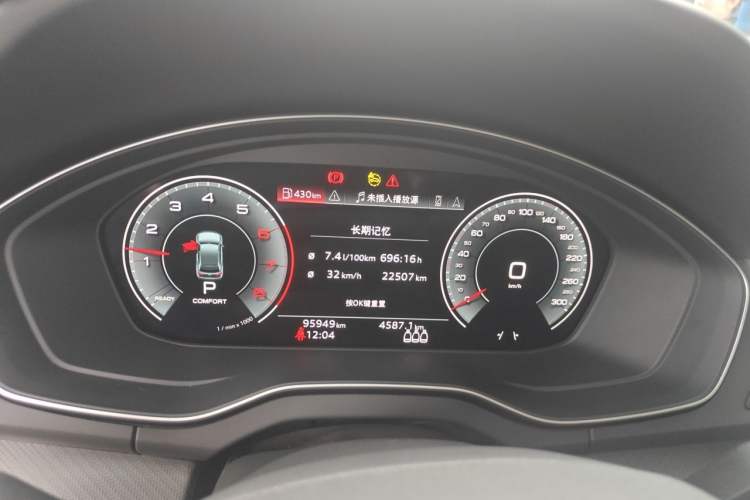Used Audi Q5L 2022 40T Luxury Dynamic Model Instrument Cluster