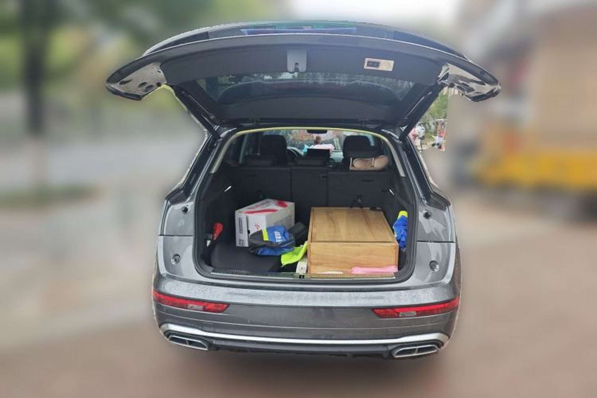 Used Audi Q5L 2022 Updated 45T Luxury Dynamic Version Trunk