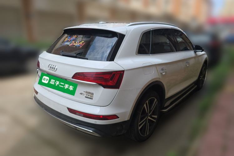 Used Audi Q5L 2022 40T Luxury Elegant Model Rear Right 45 Deg