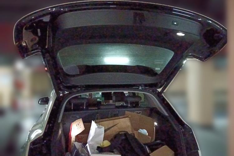 Used Audi Q5L 2022 40T Fashionable and Dynamic Model Trunk