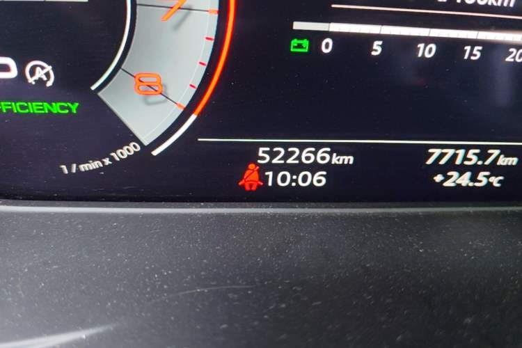 Used Audi Q5L 2023 40T Snow Sports Edition Odometer Close Up