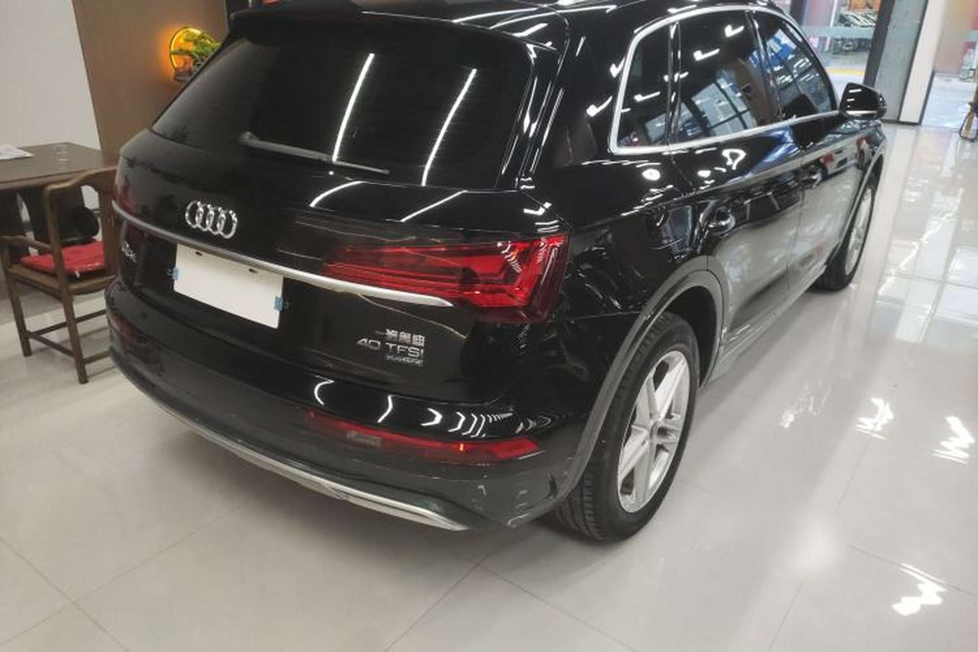 Used Audi Q5L 2023 40T Fashionable and Elegant Version Rear Right 45 Deg