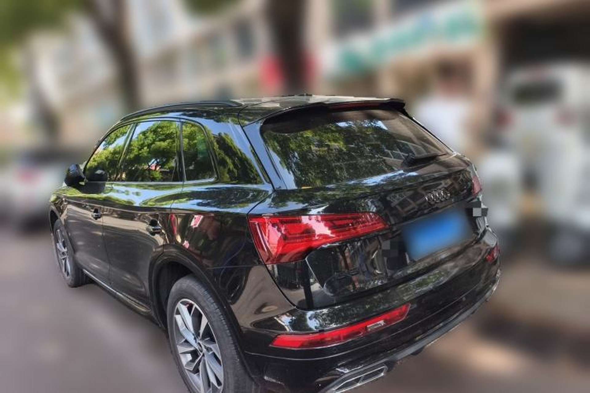 Used Audi Q5L 2024 45 TFSI Luxury Dynamic Model Rear Left 45 Deg