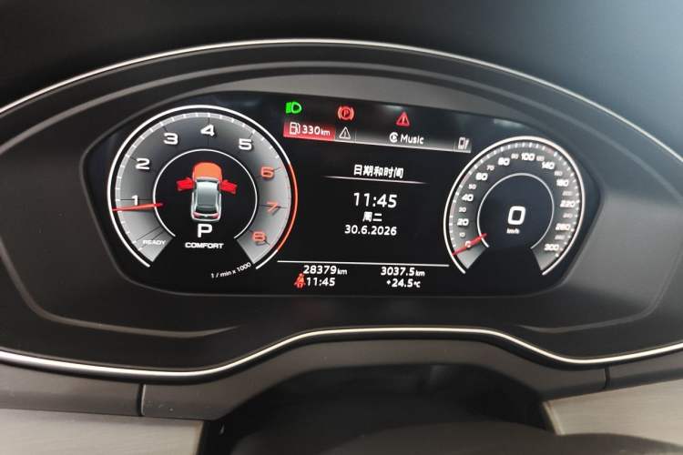 Used Audi Q5L 2025 quattro 45th Anniversary Edition 40 TFSI Sporty and Dynamic Model Instrument Cluster
