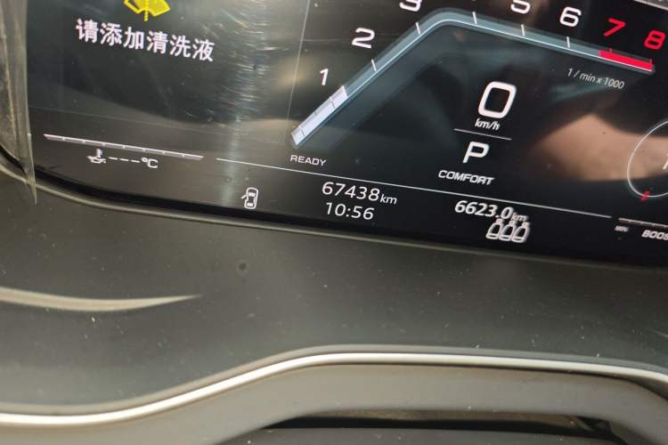 Used Audi Q5L Sportback 2022 Updated 45 TFSI Luxury Edition Odometer Close Up