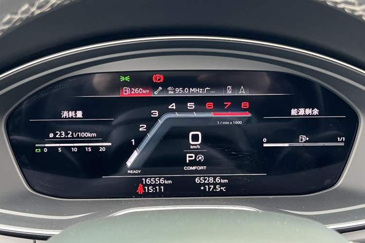 Used Audi Q5L Sportback 2024 40 TFSI Luxury Edition Odometer Close Up