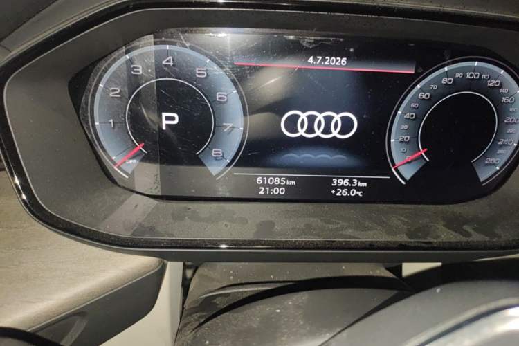 Used Audi Q6 2023 45 TFSI quattro Qiyun Edition Yulin Package Odometer Close Up
