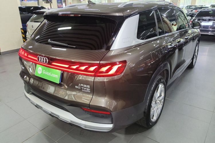Used Audi Q6 2023 50 TFSI quattro Shadow Warrior Edition Rear Right 45 Deg