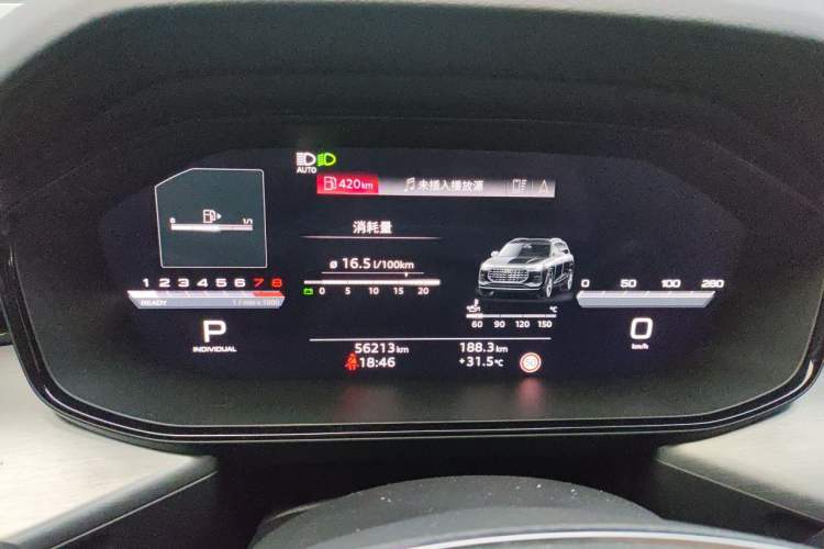 Used Audi Q6 2023 40 TFSI quattro Guanyun Edition Light Riding Package Instrument Cluster