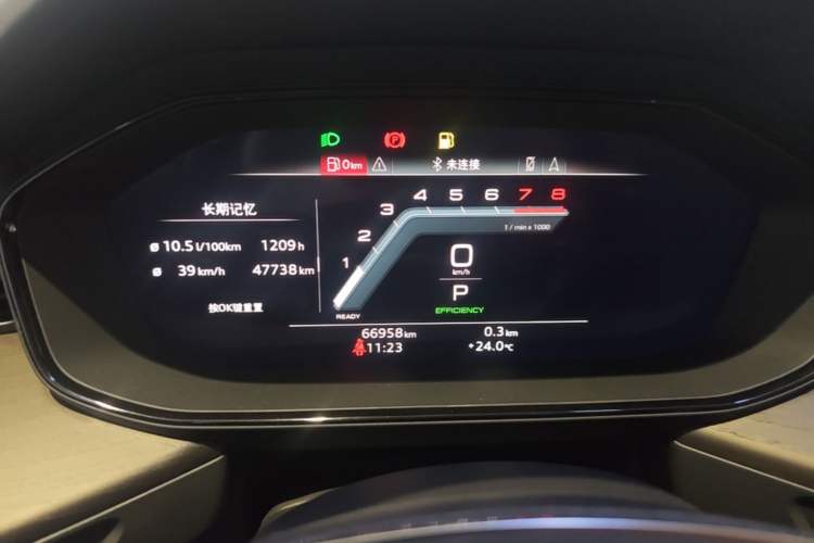 Used Audi Q6 2024 40 TFSI quattro Guanyun Edition Yulin Package 7 Seats Instrument Cluster