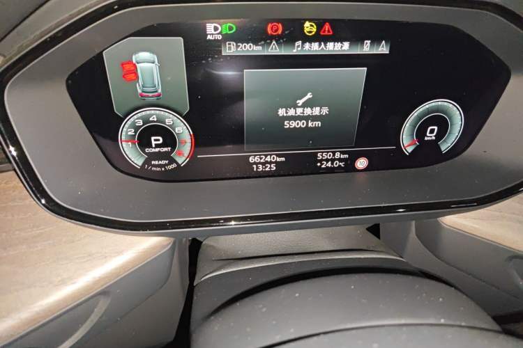Used Audi Q6 2024 45 TFSI quattro Qiyun Edition Yulin Package 6 seats Odometer Close Up