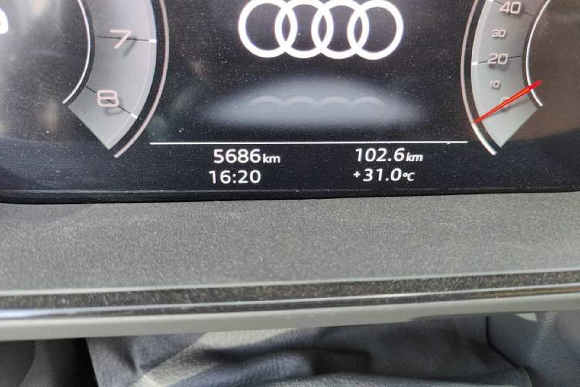 Used Audi Q6 2024 45 TFSI quattro Qiyun Edition Yulin Package 6 seats Odometer Close Up