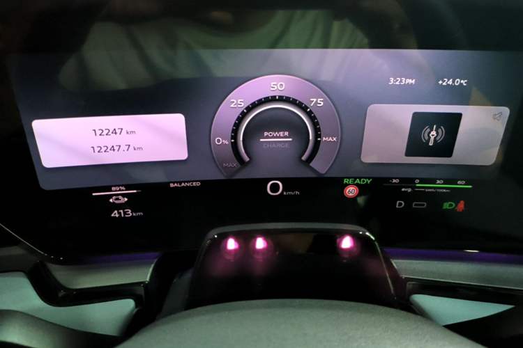 Used Audi Q6L e-tron 2026 First Launch Navigation Edition Instrument Cluster