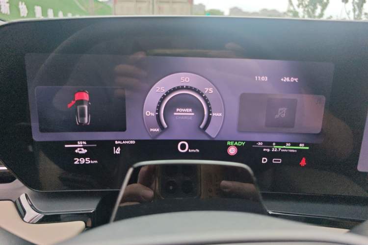 Used Audi Q6L e-tron 2026 First Launch Navigation Edition Instrument Cluster