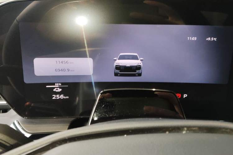 Used Audi Q6L e-tron 2026 First Launch Navigation Edition Instrument Cluster