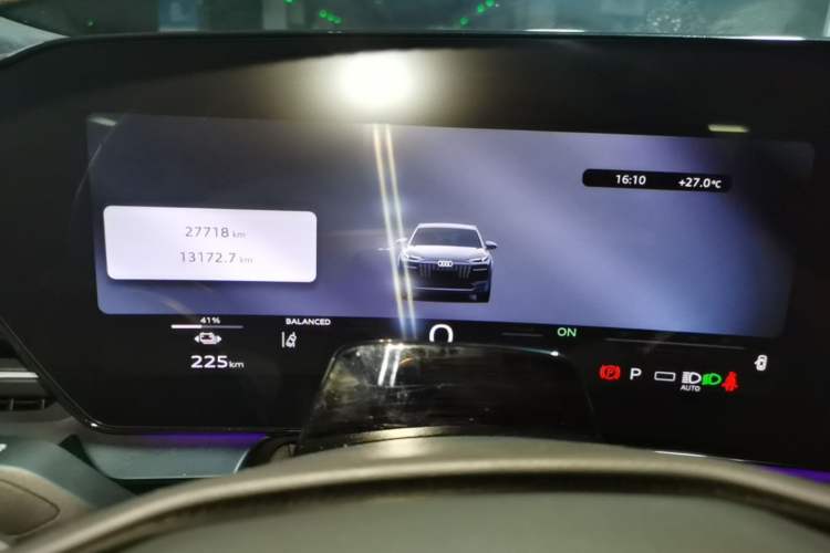 Used Audi Q6L e-tron 2026 First Launch Navigation Edition Instrument Cluster