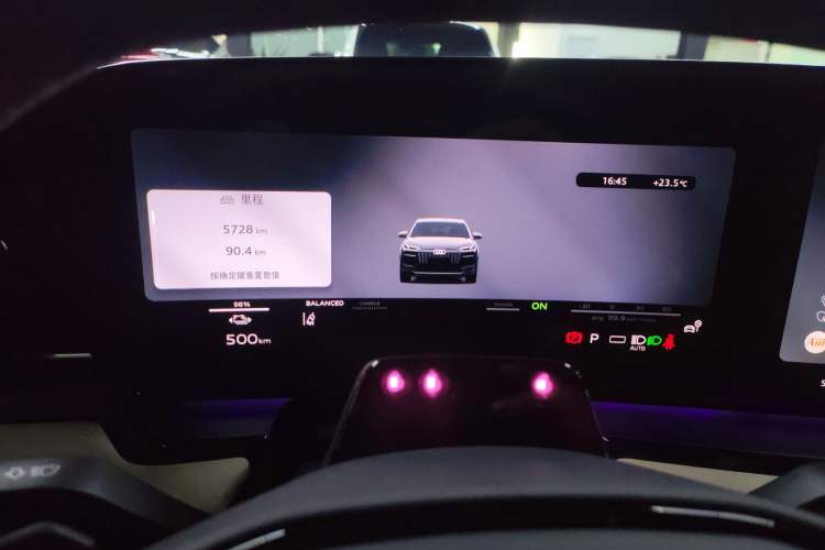 Used Audi Q6L e-tron 2026 First Launch Navigation Edition Instrument Cluster