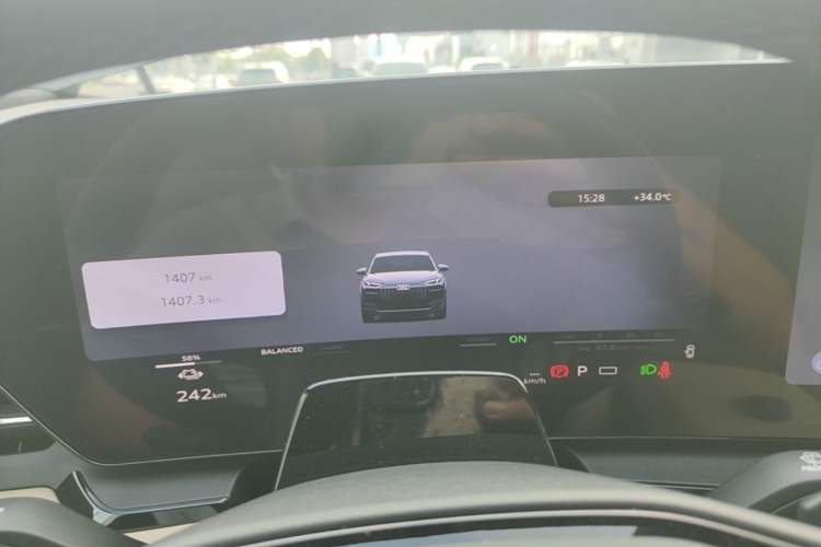 Used Audi Q6L e-tron 2026 First Launch Navigation Edition Instrument Cluster