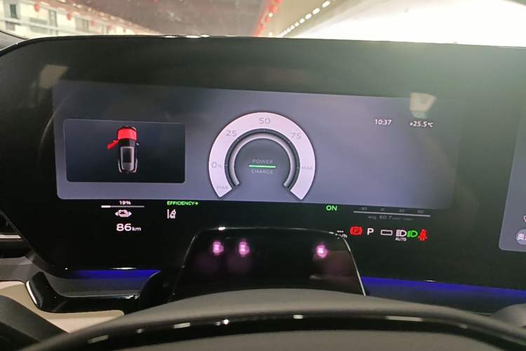 Used Audi Q6L e-tron 2026 First Launch Navigation Edition Instrument Cluster