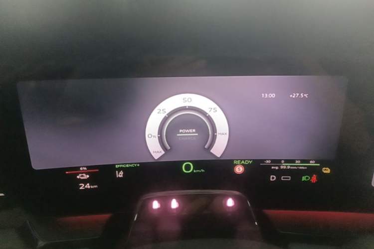 Used Audi Q6L e-tron 2026 First Launch Navigation Edition Instrument Cluster