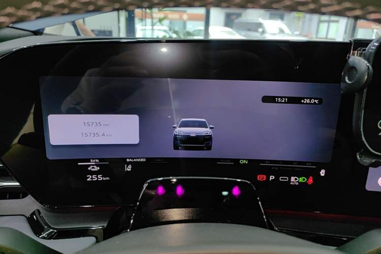 Used Audi Q6L e-tron 2026 First Launch Navigation Edition Instrument Cluster