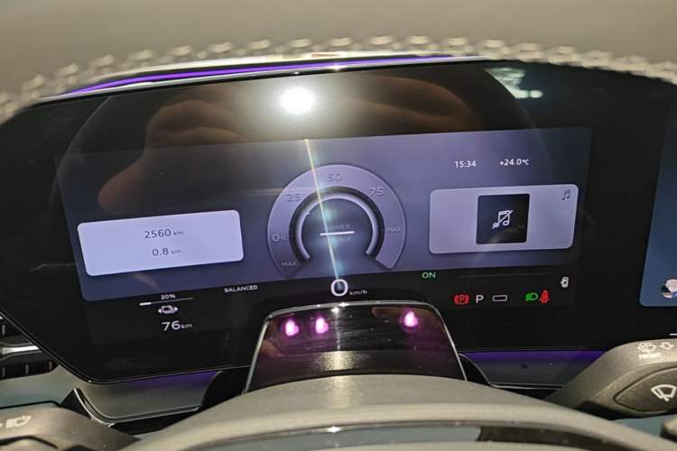 Used Audi Q6L e-tron 2026 First Launch Navigation Edition Instrument Cluster