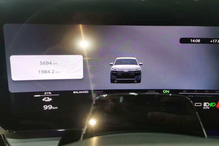 Used Audi Q6L e-tron 2026 First Launch Navigation Edition Instrument Cluster