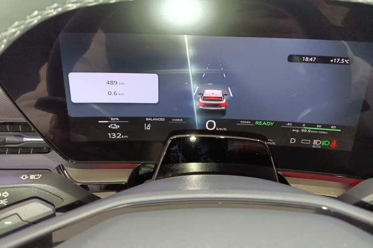 Used Audi Q6L e-tron 2026 First Launch Navigation Edition Instrument Cluster
