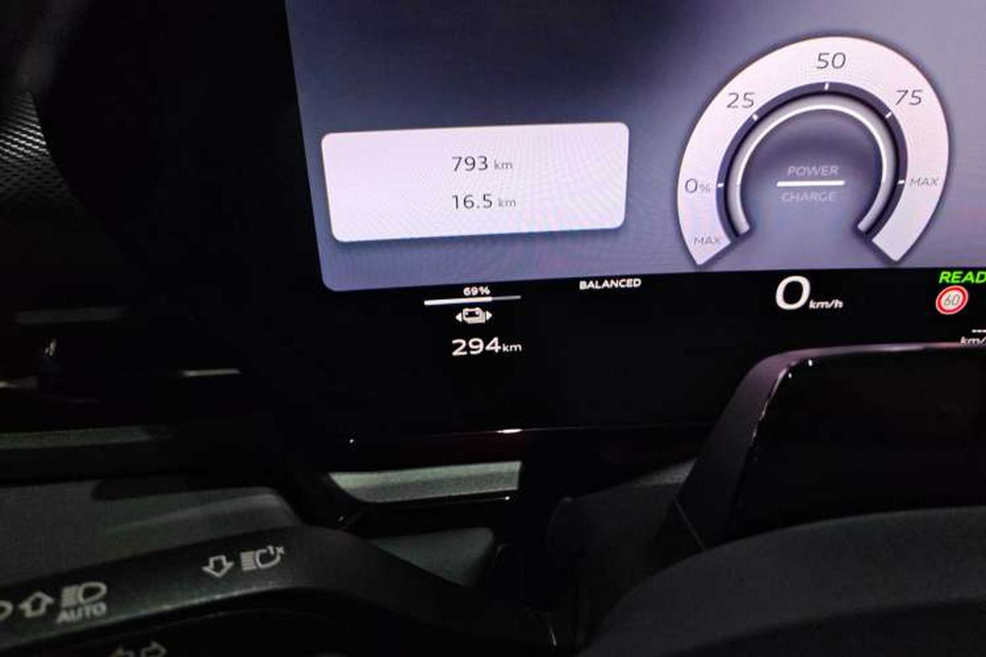 Used Audi Q6L e-tron 2026 First Launch Navigation Edition Odometer Close Up