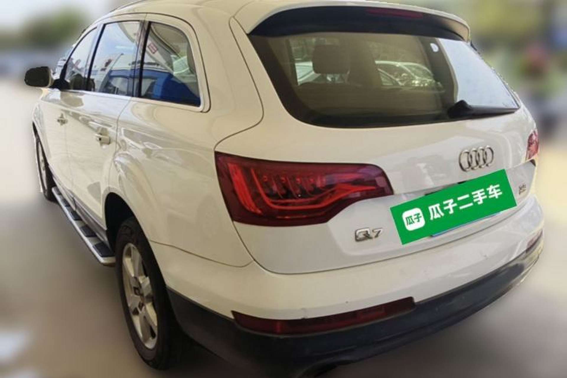 Used Audi Q7 2010 3.6 FSI quattro Technology model Rear Left 45 Deg