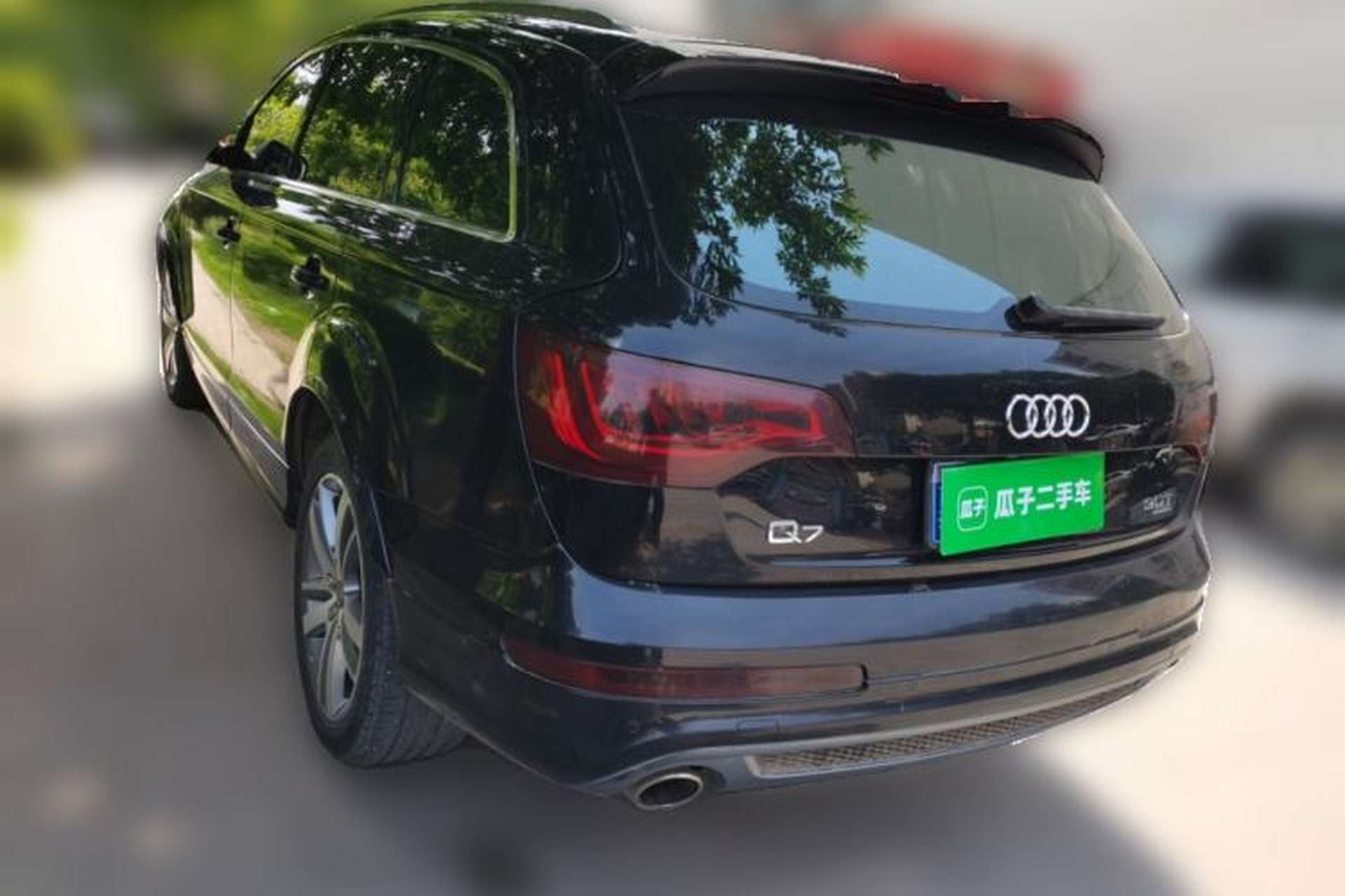 Used Audi Q7 2011 3.0 TFSI Exclusive Edition (200kW) Rear Left 45 Deg