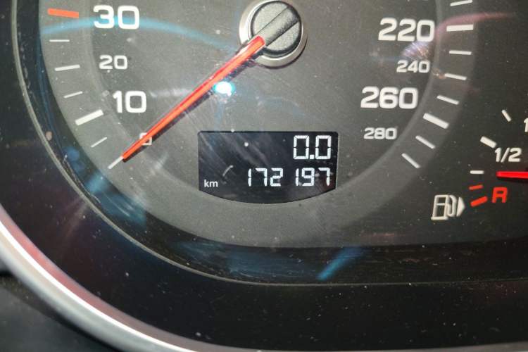 Used Audi Q7 2012 3.0 TFSI Ambition (200kW) Odometer Close Up